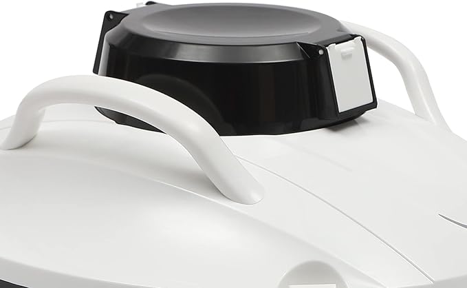 Cordless Robotic Pool Cleaner 30W Robotic Pool Cleaner with Three Lights Cordless Robotic Pool Cleaner Lasts 110 Min for Homes, Villas, Swimming Pools