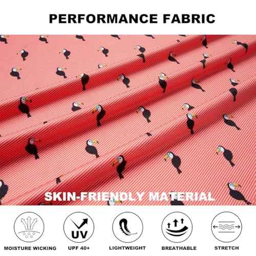 Golf Shirts for Men Dry Fit Performance Print Short Sleeve Moisture Wicking Golf Polo Shirts