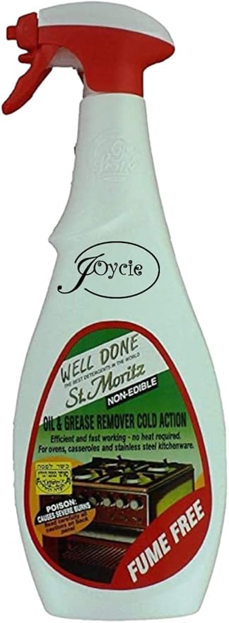 WELL DONE ST. MORITZ Oil & Grease Remover Cold Action Kosher For Passover 27 Oz (Pack of 3)