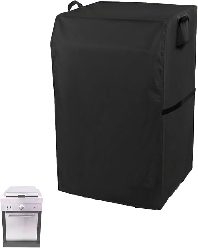 Grill Cover for Charbroil 463246318 Medallion Series Modular Outdoor Kitchen Gas Griddle Component, Waterproof BBQ Griddle Cover - 25 x 27 x 38 Inch