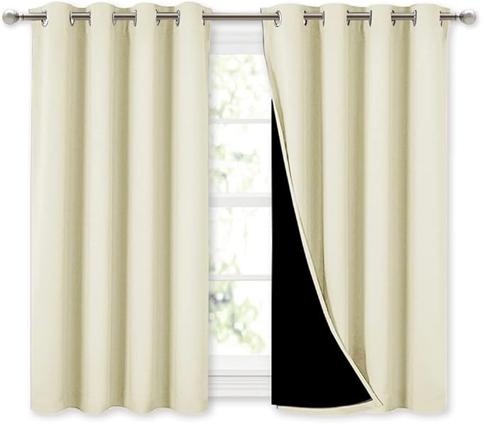 NICETOWN Room Warming Curtains, Bedroom Full Blackout Panels, Super Thick
