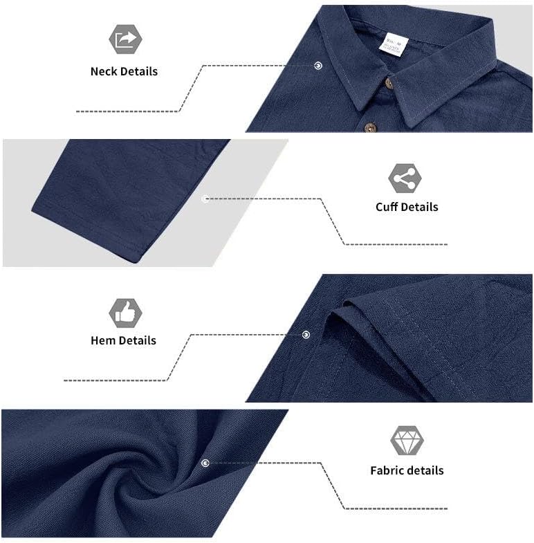 Regine Switzerland Casual Linen Blend Shirt - Solid White Long Sleeve for Men | Perfect for Spring & Autumn