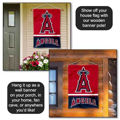 Los Angeles Angels Double Sided House Flag