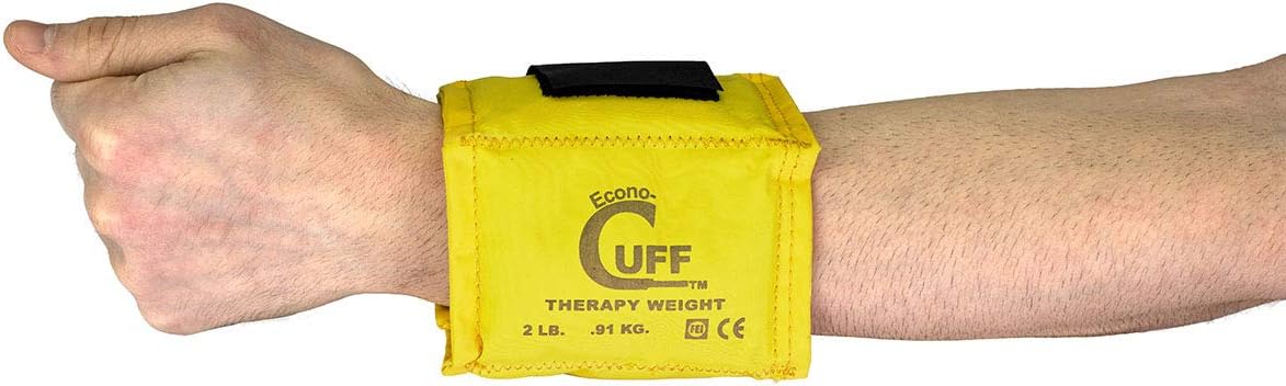 Wrist/Ankle Weights - Cando Econocuff Adjustable Fitness Weights for Strength Training