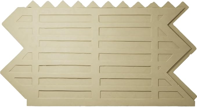 EverStone Herringbone Faux Brick Panel, 46 1/2"W x 25 1/4"H x 1"D, Horizon Color