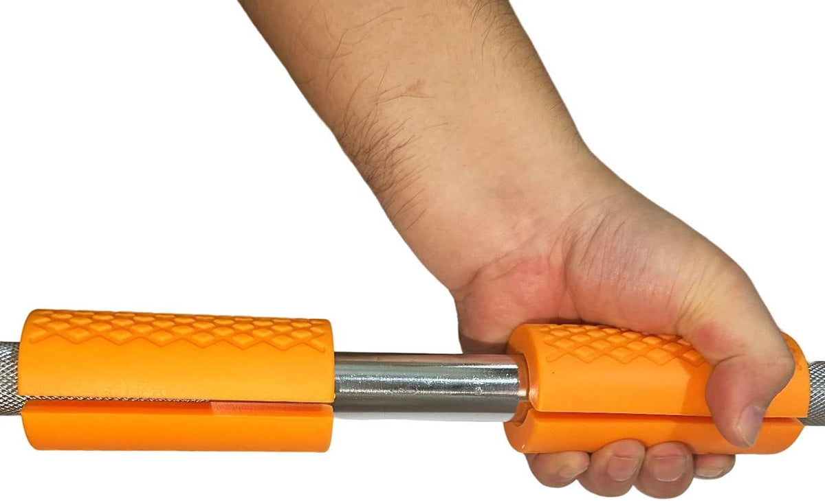 Weight Bar Grips Fit Standard Barbell, Dumbell Handles, Thick Bar Training Adapter for Weightlifting & Cable Attachments Fitness Training Rope Grips for Body Arm Forearm Builder Strength
