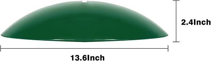 13" Bird Feeder Rain Cover,Bird House Dome,Hummingbird Feeder Guard, Proof for Shepherd's Hook Outdoors,Smart Birds Feeder's Umbrella(Green), 3Pack