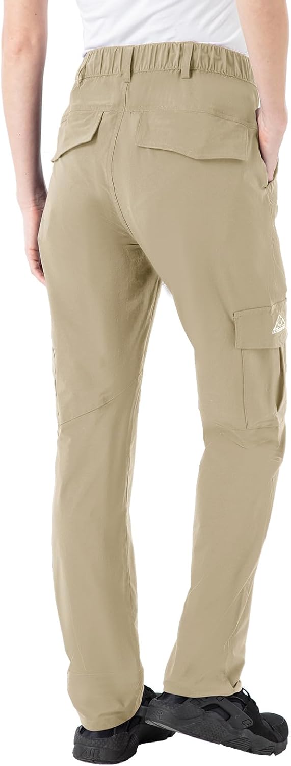 Rdruko Women's Hiking Cargo Pants - Water-Resistant, Quick-Dry, UPF 50+ | Travel & Camping Ready