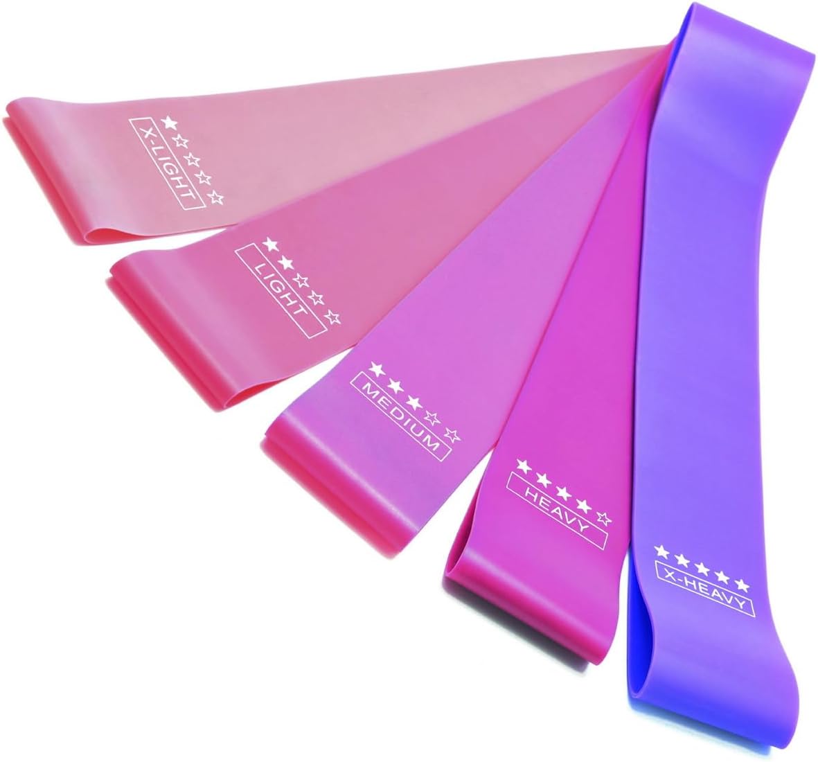 Resistance Loop Exercise Bands for Home Fitness & Strength Training - Elastic Workout Bands for All Ages