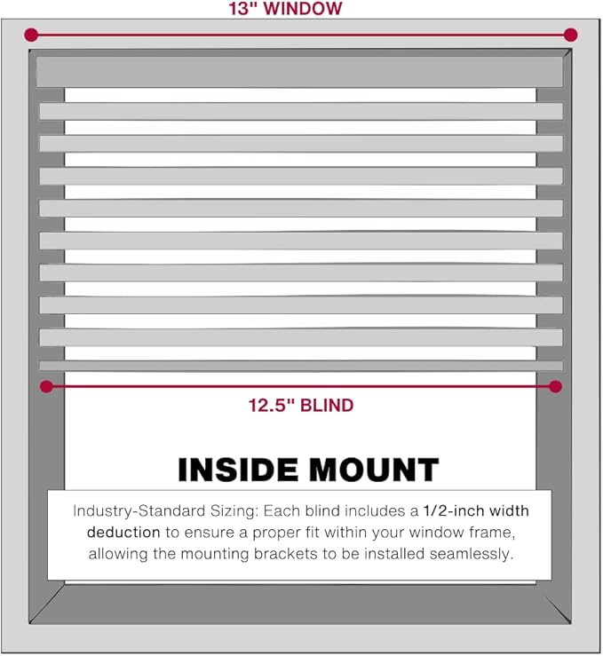 LOTUS & WINDOWARE Cordless Mini Blind, Window Blinds