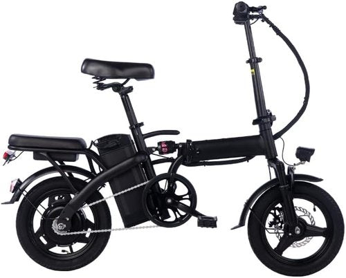 Folding Electric Bicycle - 14-Inch, 330 Lbs Load Capacity, 19 MPH, 48V Lithium Battery | Ideal for City Commuting