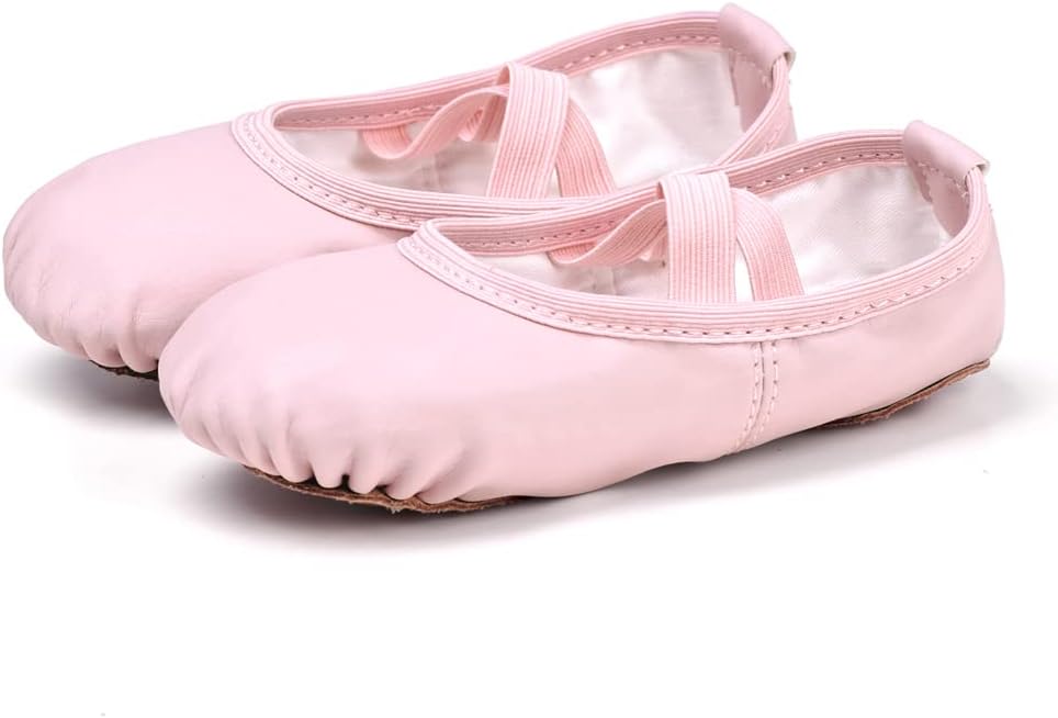Stelle Ballet Shoes - Soft Leather Toddler Ballet Slippers for Boys & Girls | Comfortable Fit