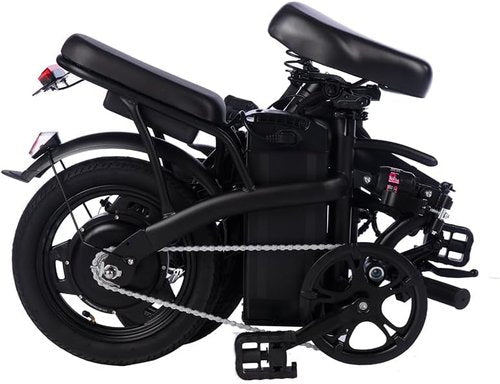 Folding Electric Bicycle - 14-Inch, 330 Lbs Load Capacity, 19 MPH, 48V Lithium Battery | Ideal for City Commuting