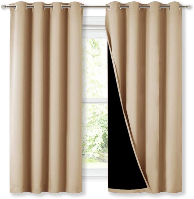 NICETOWN Extra Long Truly Blackout Drapes