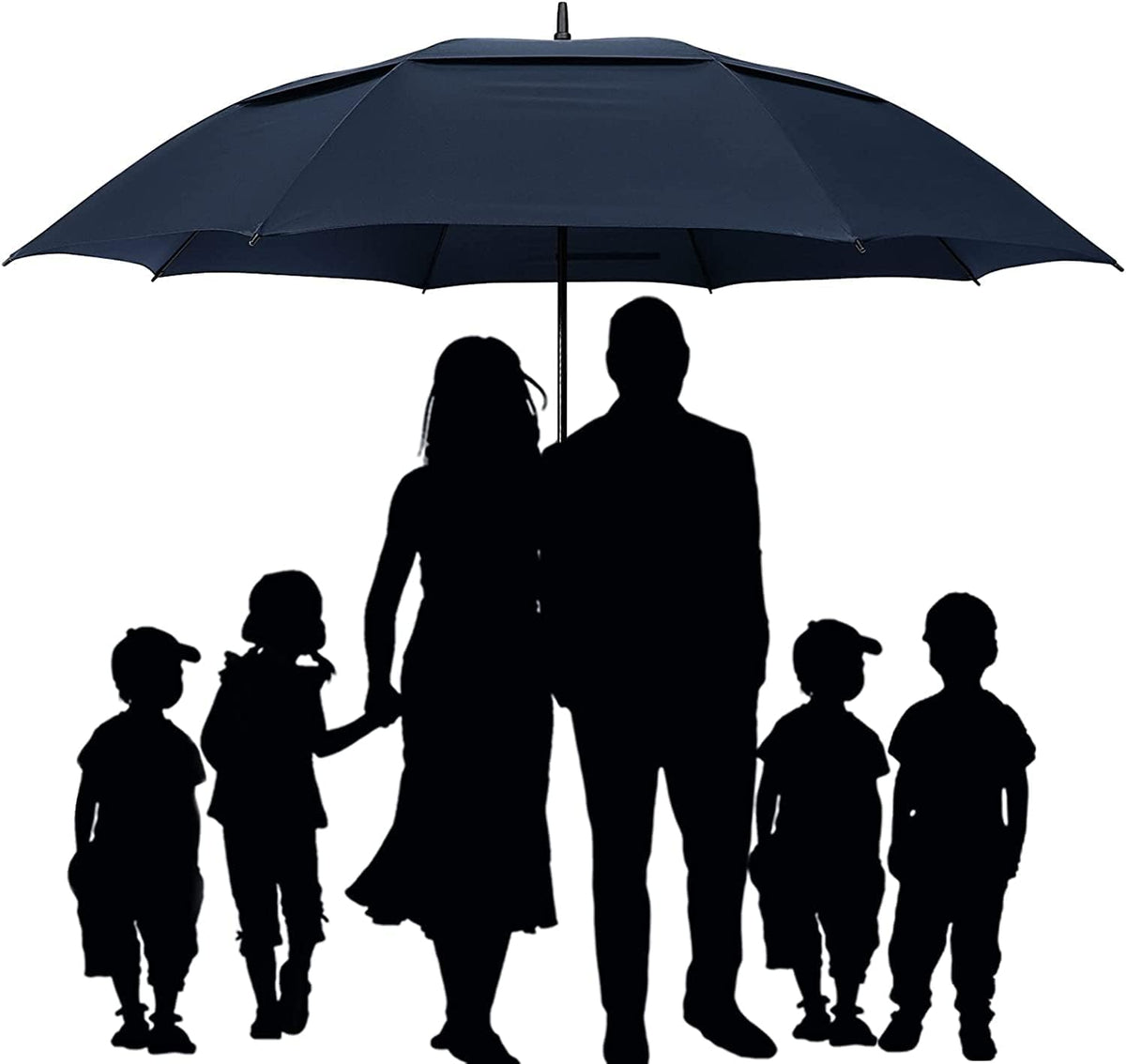 SIEPASA Golf Umbrella - Extra Large 62/68/72 Inch Automatic Open | Windproof & Waterproof Double Canopy