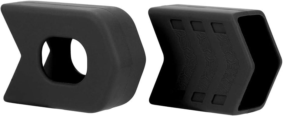 VGEBY 1Pair Crank Protector Guards, Silicone Crank Case Cover Crank Sleeve Arm Boot Protector Accessory(Black) Crank Protector Crank Boots