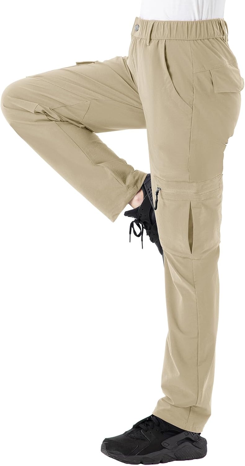 Rdruko Women's Hiking Cargo Pants - Water-Resistant, Quick-Dry, UPF 50+ | Travel & Camping Ready
