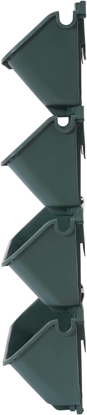 24 Pack Vertical Garden Planter, 13 inch Wall Mounted Planter