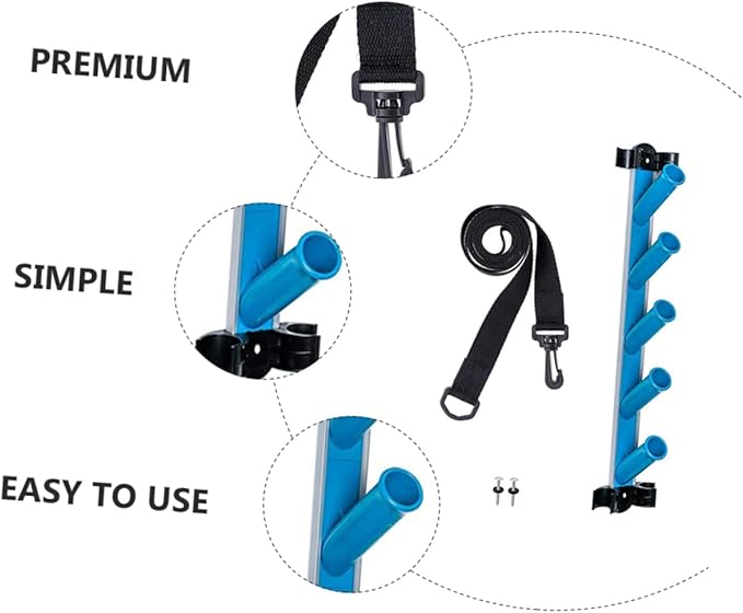 BESPORTBLE 1set Pool Cleaning Tool Rack Water Cleaning Accessory Holder for Easy Storage Random Color Design for Efficient Pool Maintenance