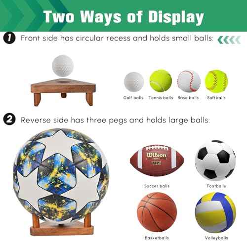 Ball Racks, Soccer Racks, Basketball Racks, Volleyball Souvenir Display racks, made of walnut wood