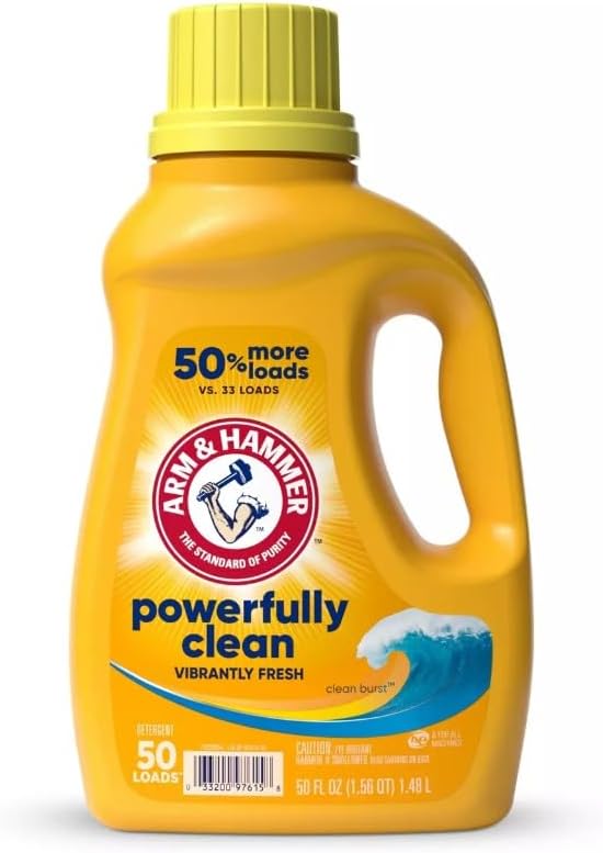 Arm & Hammer, Liquid Detergent Clean Burst, 50 Fl Oz