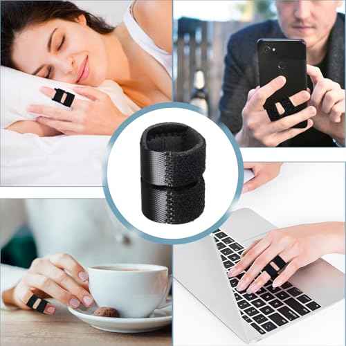 5Pcs Thumb Splints, Trigger Finger Splint, Finger Brace for Arthritis, Straightening, Broken, Finger Support Fits Thumb - Middle - Ring - Index - Pinky Fingers