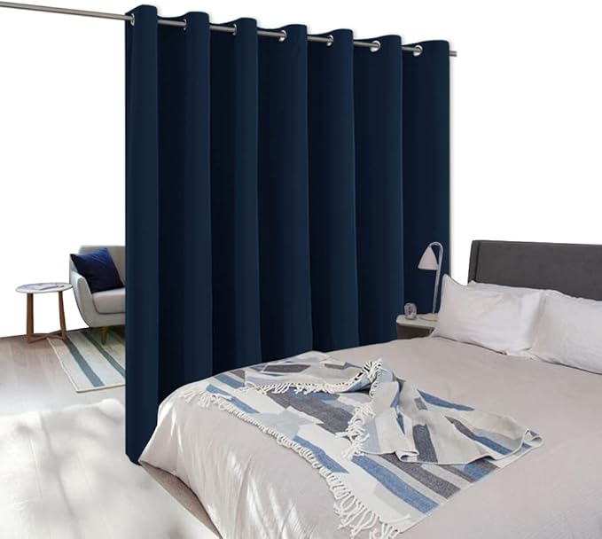 NICETOWN Room Divider Heavy Curtain Screen Partitions, Privacy Vertical Blinds