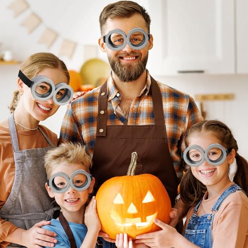 2 Pack Halloween Goggles for Adult Kids, Goggles Glasses Costume Accessories for Men Women Cosplay Party Set