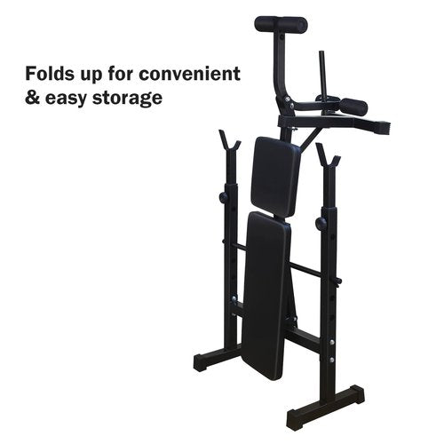 Olympic Adjustable Weight Bench Set,Bench Press With Squat Rack, Olympic Weight Bench for Home Gym, Workout Bench With Preacher Curl Pad and Leg Developer