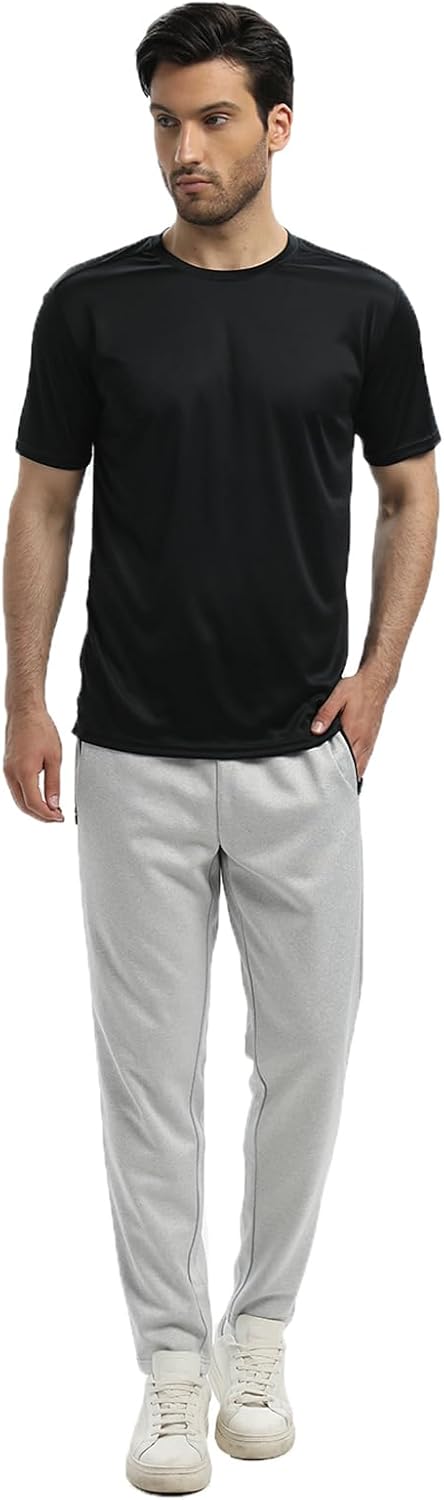 Skiennix Men's Quick Dry T-Shirts - Lightweight Short Sleeve Workout Tops | 5/6 Pack for Gym & Running
