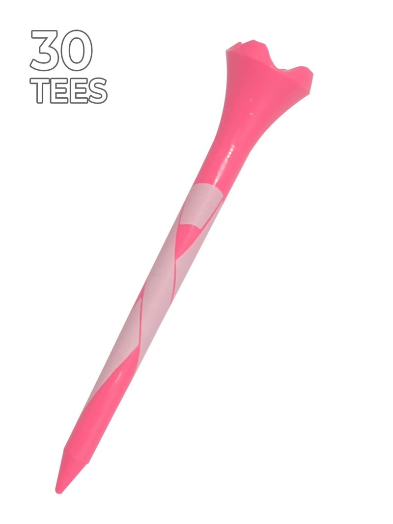 Pride Performance Breast Cancer Awareness Tees 3-1/4", 30 Count