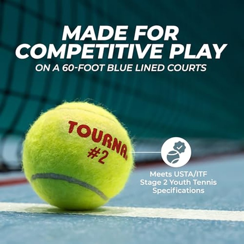 Tourna Low Compression Stage 2 Tennis Ball