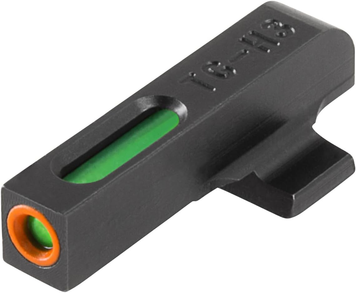 Truglo TFX PRO Night Sight for Handguns - Glowing Tritium & Fiber Optic, Compact & Durable