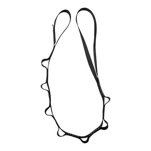 Fusion Climb 7-Loop ProChain - Heavy-Duty Stitched Nylon Webbing 43" x 0.75" - Black
