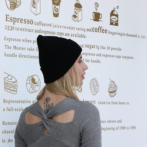 Rajputana 1 & 2 Packs Unisex Knit Winter Beanie Hats Cap Set for Men and Women