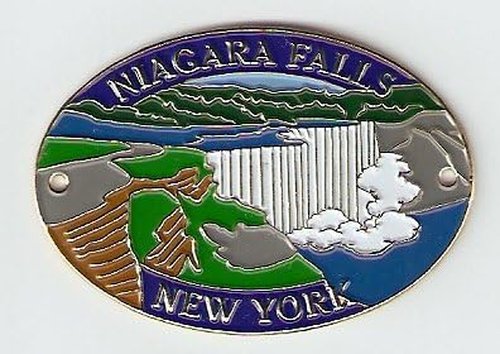 Hiking Stick Medallion - Niagara Falls Souvenir for Outdoor Enthusiasts