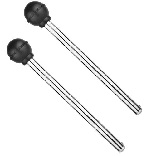 2pcs Weight Stack Pins, Round Lifting Cable Pin Tensile 3/8 Inch Locking Space, Plate Performance Selector Bench Pin, Universal Weight Pin for Home Gym Drop Set Exercise Machine Part Accessories