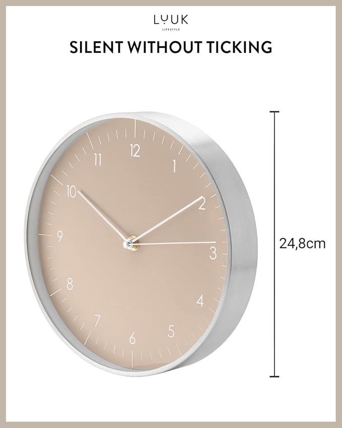 LUUK LIFESTYLE Modern Quartz wall Clock