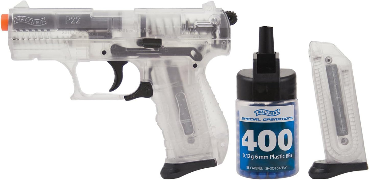Walther P22 Airsoft Gun - 6mm BB Pistol with Realistic Design and Lightweight Build