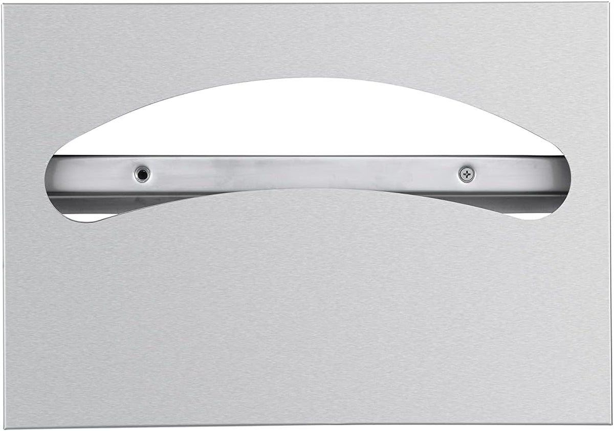 Commercial Toilet Seat Cover Dispenser - Wall Mount 304 Stainless Steel Holder - 250 Capacity for Disposable Covers - Public Restroom Bathroom Essential Fixture