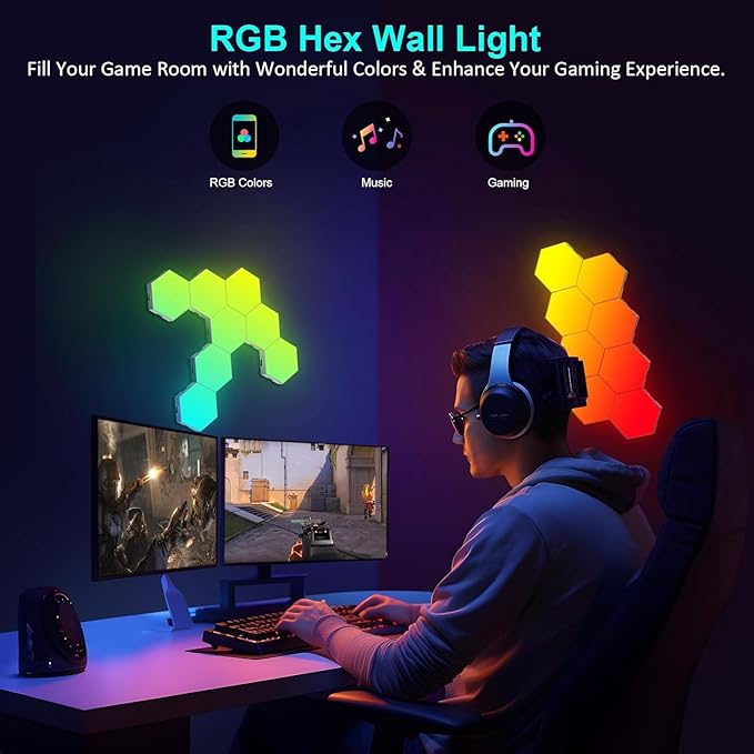 Kangtaixin Hexagon LED Lights 20 Pack