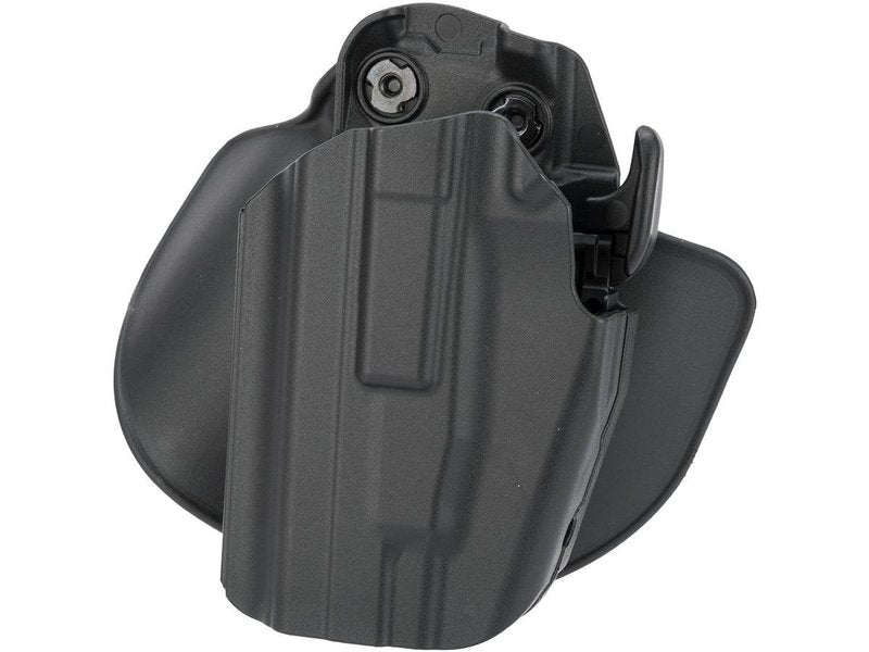 Safariland 578W 7TS GLS Wide Frame Standard Slide Paddle & Belt Loop Combo Holster, Plain Black, Left