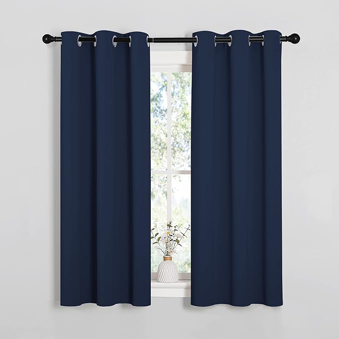 NICETOWN Blackout Curtain Panels, Window Treatment Energy Saving Thermal
