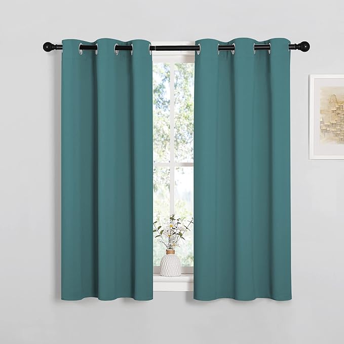 NICETOWN Bedroom Curtain Panels Blackout Draperies, Thermal Insulated Solid