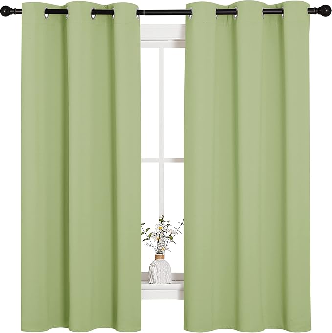 NICETOWN Curtains for Bedroom, Grommet Top Blackout Drapes for Son's Room
