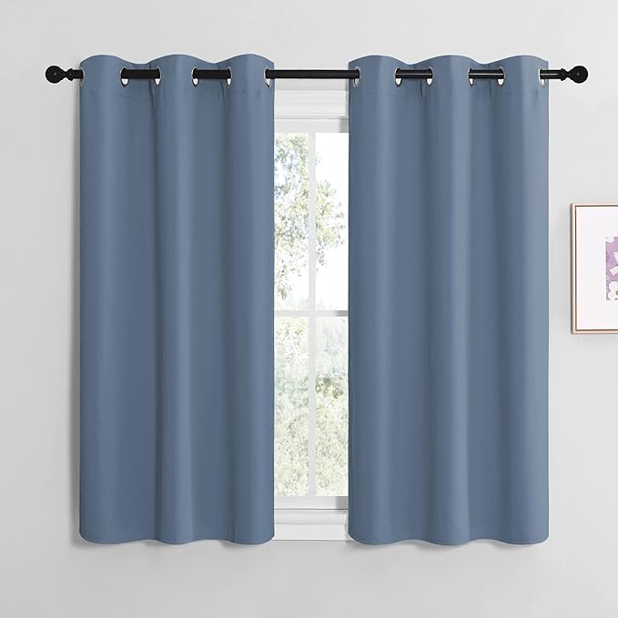 NICETOWN Home Fashion Thermal Insulated Solid Grommet Blackout Window Treatment