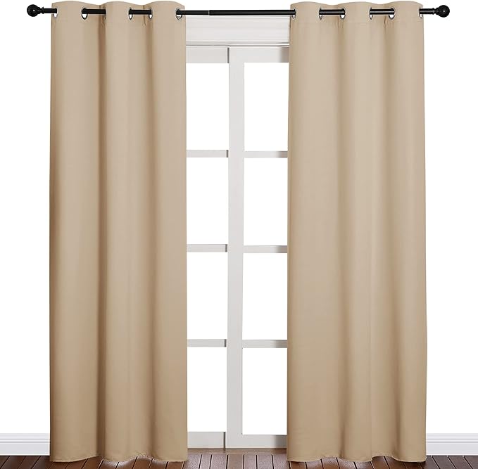 NICETOWN Thermal Insulated Eyelet Top Room Darkening Panels/Curtains/Drapes