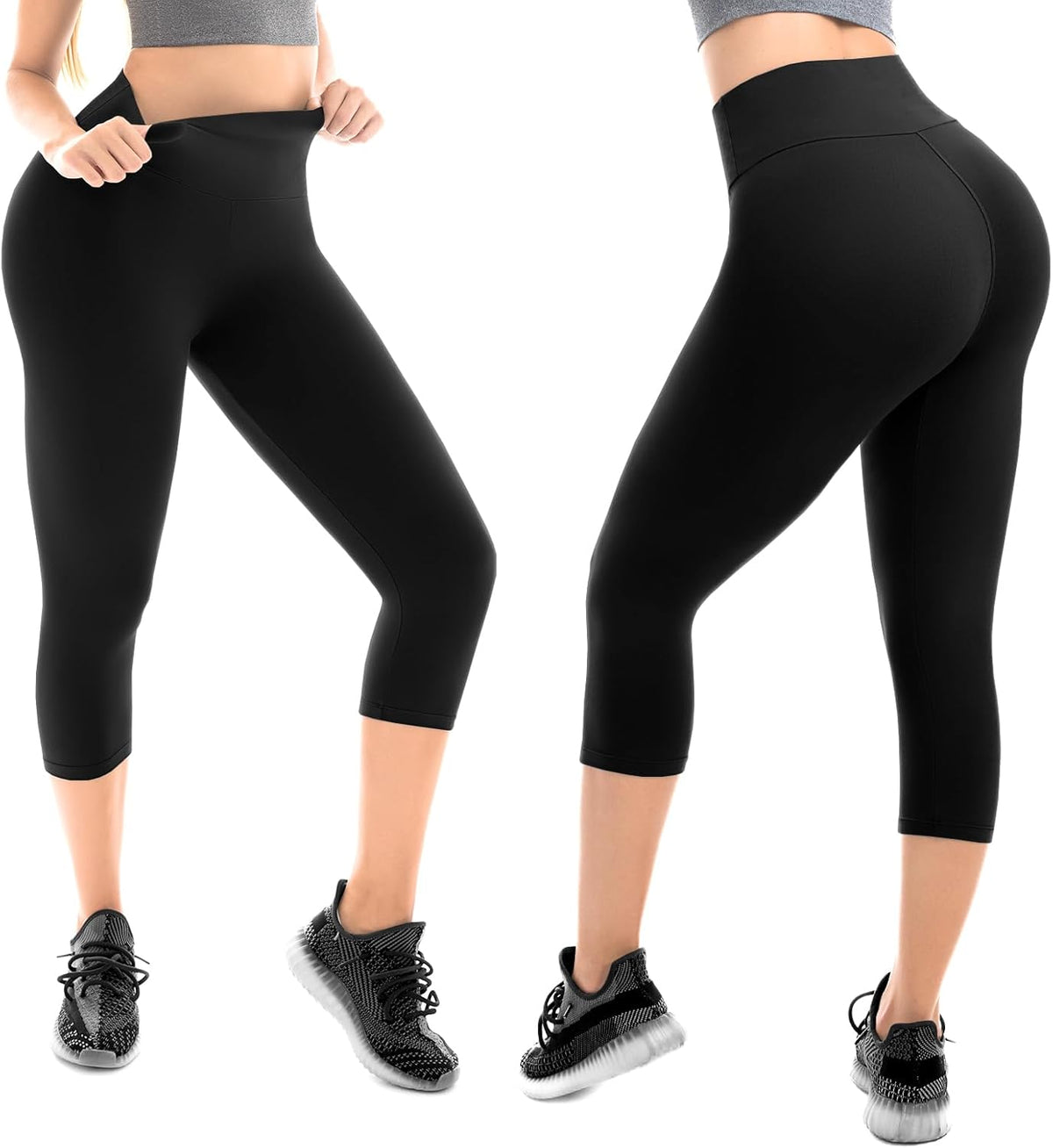 Walifrey Capri Leggings - Buttery Soft High-Waisted Yoga & Gym Pants for Women