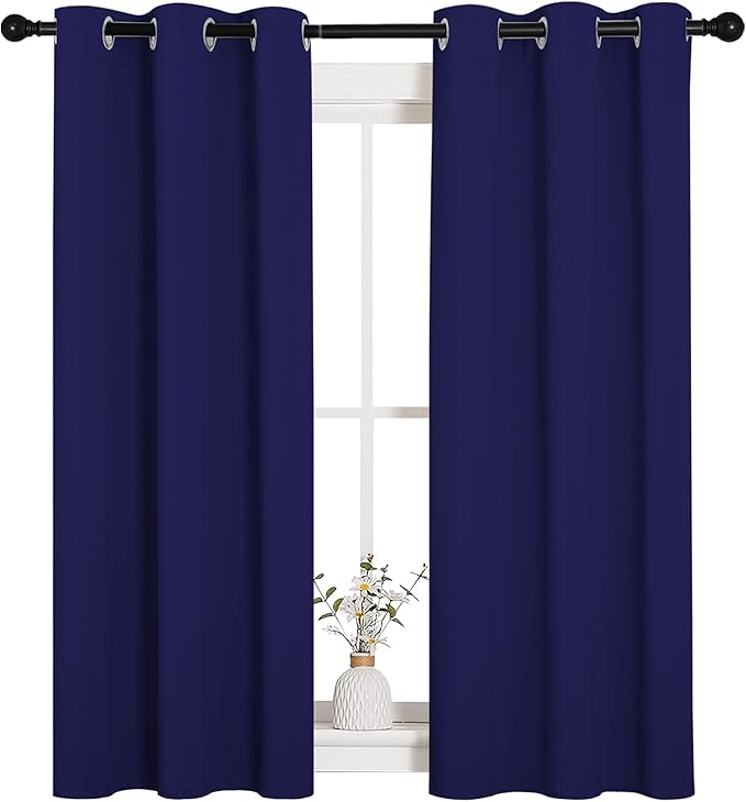 NICETOWN Blackout Curtain Panels, Window Treatment Energy Saving Thermal