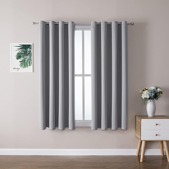 ChrisDowa Grommet Blackout Curtains